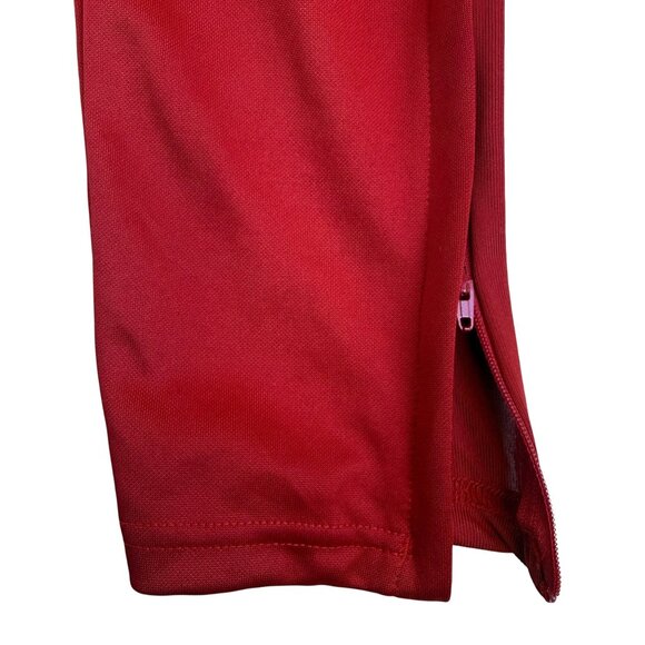 Adidas Mens Red Polyester Tapered Athletic Pants Aeroready Slim Fit Size S - New - Picture 9 of 14